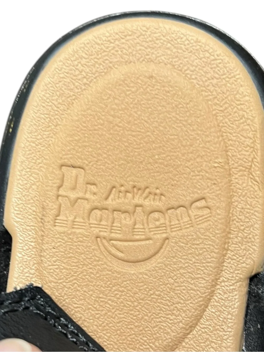 🌻NEW w/tag Dr. Martens Romi J Sandals Black Leather Adjustable Youth US 3 EU 34